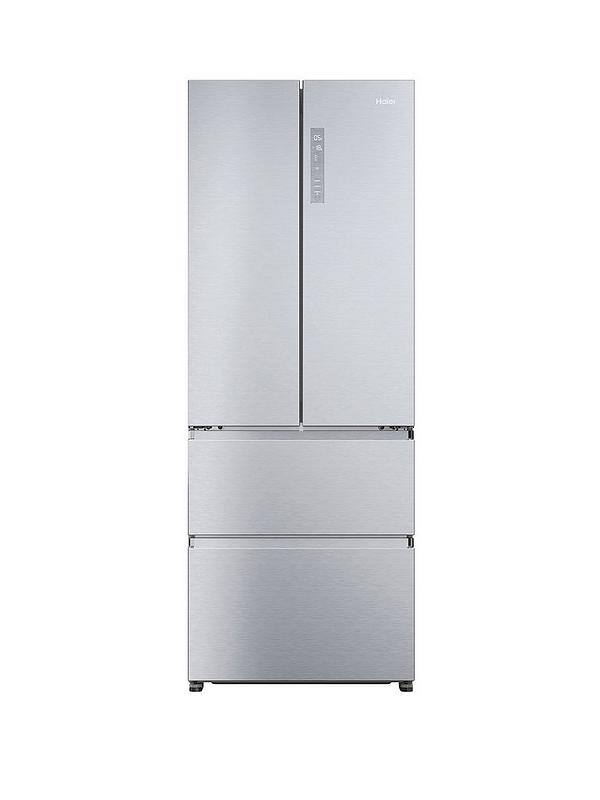 Haier FD 70 HFR5719ENMG 70cm Wide Frost-Free American Fridge Freezer, E Rated - Stainless Steel
